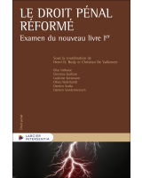 Le droit pénal réformé