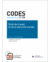 Code essentiel - Droit du travail et de la sécurité sociale 2024