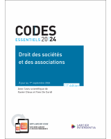 Code essentiel - Droit des sociétés et des associations 2024