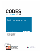 Code essentiel - Droit des assurances 2025