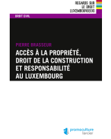 Accès à la propriété, droit de la construction et responsabilité au Luxembourg