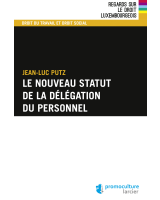 Le nouveau statut de la délégation du personnel