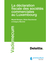 La déclaration fiscale des sociétés commerciales au Luxembourg