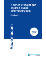 Normes et légistique en droit public luxembourgeois