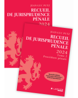 Recueil de Jurisprudence pénale 2024