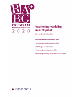 Vereffening-verdeling in rechtspraak