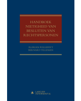 Handboek nietigheid van besluiten van rechtspersonen (gebonden)