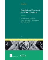 Constitutional Constraints on Ad Hoc Legislation