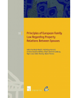 Principles of European Family Law Regarding Property Relations Between Spouses