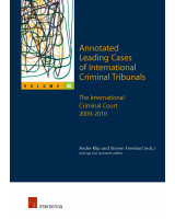 Annotated Leading Cases of International Criminal Tribunals - volume 50