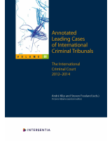 Annotated Leading Cases of International Criminal Tribunals - volume 61