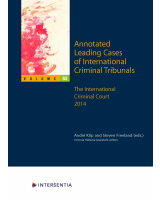 Annotated Leading Cases of International Criminal Tribunals - volume 63