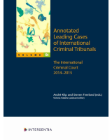 Annotated Leading Cases of International Criminal Tribunals - volume 64