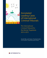 Annotated Leading Cases of International Criminal Tribunals - volume 67