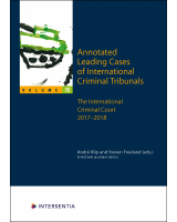 Annotated Leading Cases of International Criminal Tribunals - volume 72