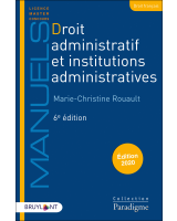 Droit administratif et institutions administratives