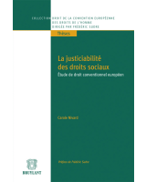 La justiciabilité des droits sociaux