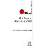 Une Europe, deux lois pénales