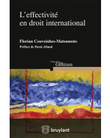 L'effectivité en droit international