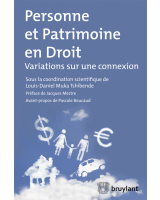 Personne et patrimoine en Droit