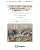 La convention de Vienne de 1978 sur la succession d'États en matière de traités