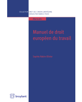 Manuel de droit européen du travail