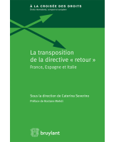 La transposition de la directive « retour »