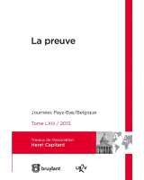 La preuve