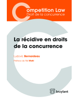 La récidive en droits de la concurrence