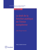 Le droit de la fonction publique de l'Union européenne