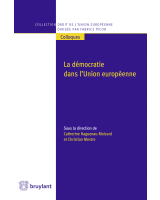 La démocratie dans l'Union européenne