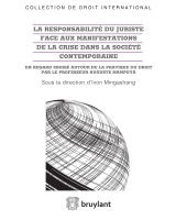 La responsabilité du juriste face aux manifestations de la crise dans la société contemporaine