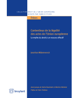 Contentieux de la légalité des actes de l’Union européenne