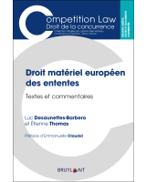 Droit matériel européen des ententes