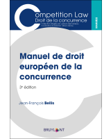 Manuel de droit européen de la concurrence