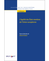 L'égalité des États membres de l'Union européenne