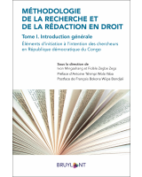 Méthodologie de la recherche et de la rédaction en droit