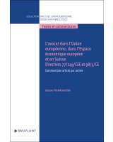 Avocats dans l'Union européenne, dans l'Espace économique européen et en Suisse