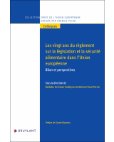 Les vingt ans du règlement sur la législation et la sécurité alimentaire dans l'Union européenne