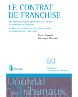 Le contrat de franchise