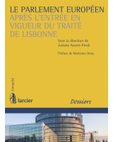 Le Parlement européen après l'entrée en vigueur du traité de Lisbonne