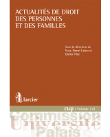 Actualités de droit des personnes et des familles