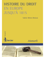 Histoire du droit en Europe jusqu'à 1815