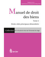 Manuel de droit des biens