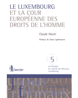 Le Luxembourg et la Cour européenne des droits de l’homme