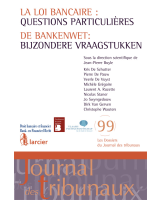 La loi bancaire : questions particulières / De bankenwet : bijzondere vraagstukken