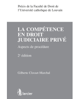 La compétence en droit judiciaire privé