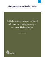 Dubbelbelastingsverdragen en fiscaal relevante investeringsverdragen met ontwikkelingslanden