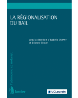 La régionalisation du bail