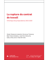 La rupture du contrat de travail